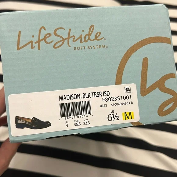 Life Stride Madison Loafers Black Size 6.5 - Picture 2 of 10